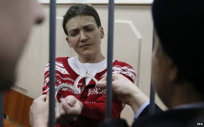 “EL CONGRESO MUNDIAL DE LOS UCRANIOS CONDENA ENÉRGICAMENTE LA SENTENCIA, QUE POR MOTIVOS POLÍTICOS, NADIA SAVCHENKO FUERA CONDENADA A 22 AÑOS DE PRISIÓN e INSTA A LA COMUNIDAD INTERNACIONAL APROBAR CONTRA LAS ESTRUCTURAS DE GOBIERNO DE RUSIA LA “LEY SAVCHENKO”
