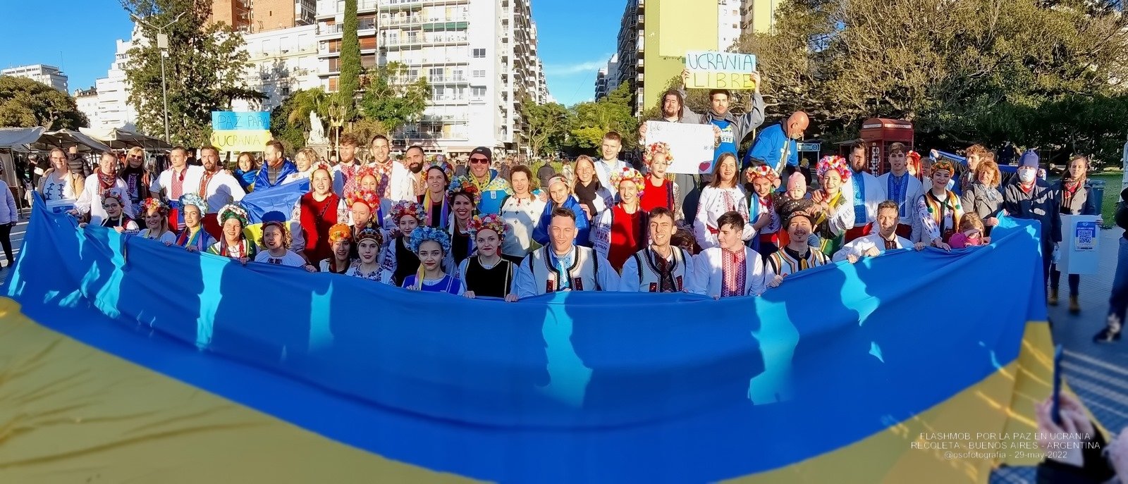 FLAHMOB POR LA PAZ EN UCRANIA